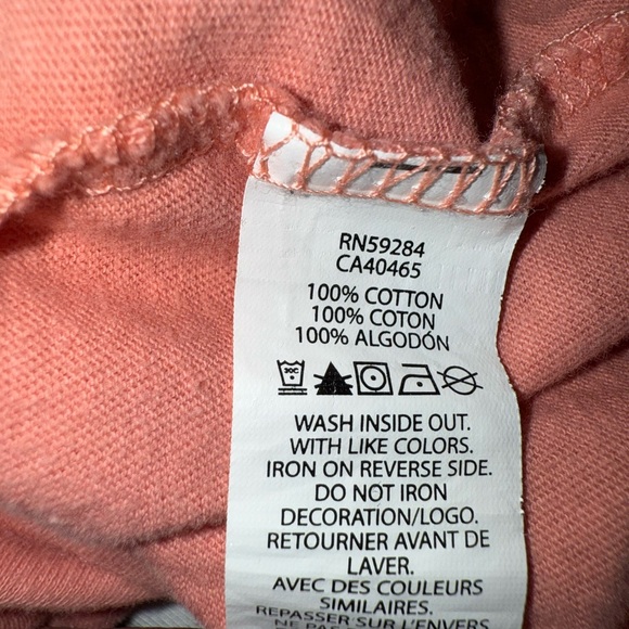 Place orangey pinky Graphic Tee with Autumn Motifs - Picture 5 of 5